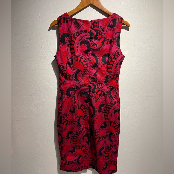 H&M Paisley Print Sleeveless Shift Dress Size 8 - Picture 4 of 4